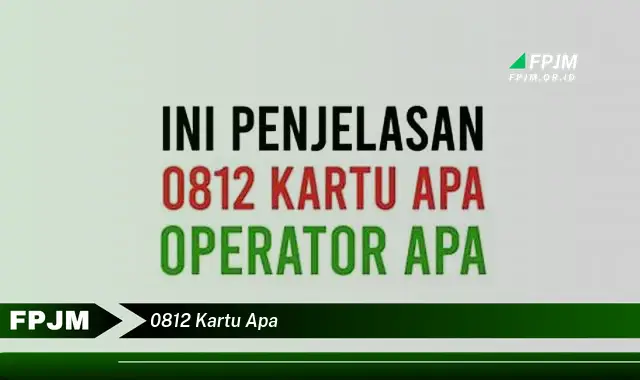 0812 kartu apa
