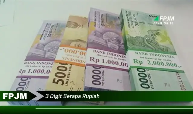 3 digit berapa rupiah