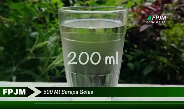 500 ml berapa gelas