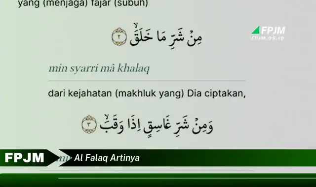 al falaq artinya