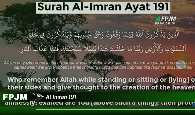 al imran 191