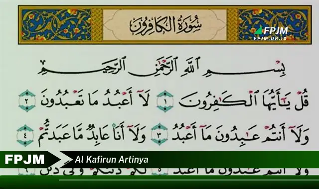 al kafirun artinya