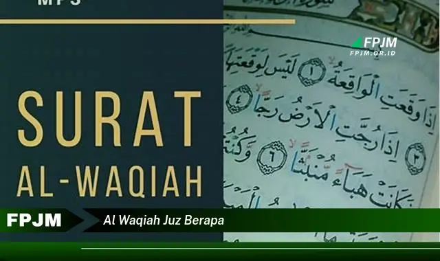 al waqiah juz berapa