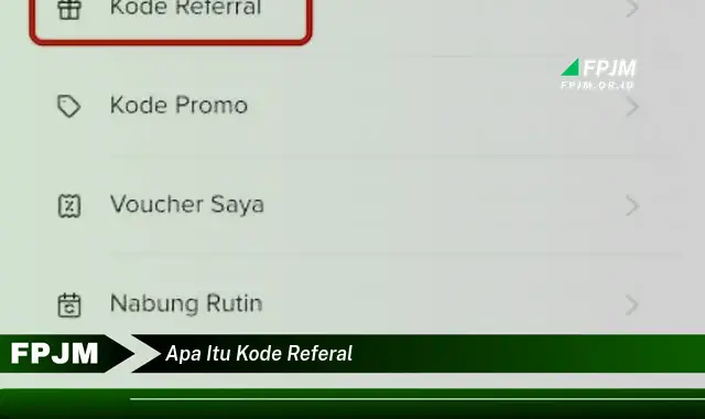 apa itu kode referal