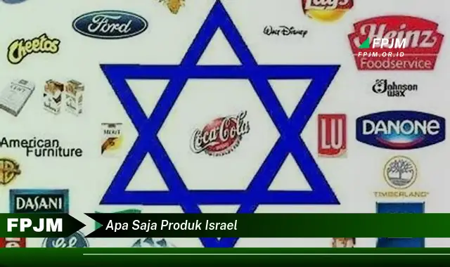 apa saja produk israel