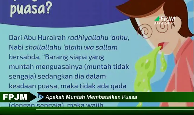 apakah muntah membatalkan puasa