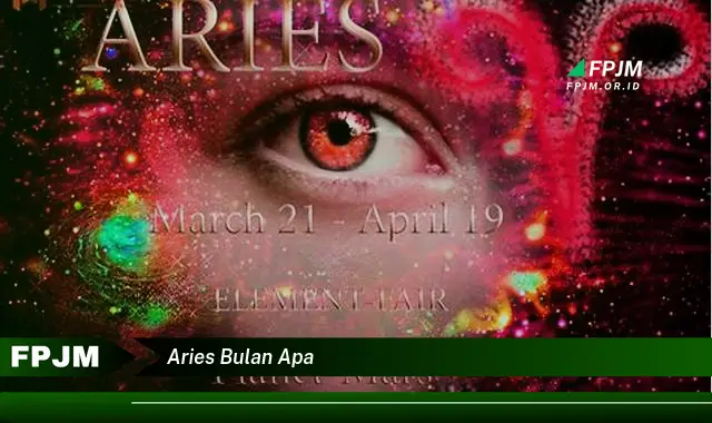 aries bulan apa