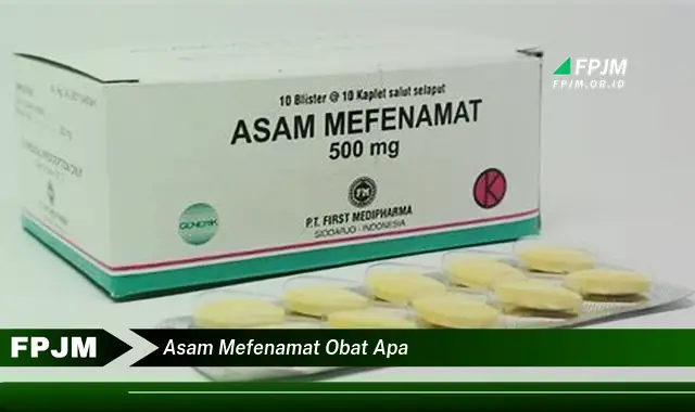 asam mefenamat obat apa