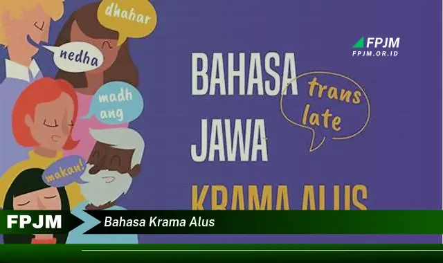 bahasa krama alus