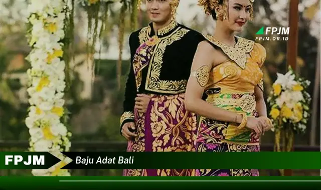 baju adat bali