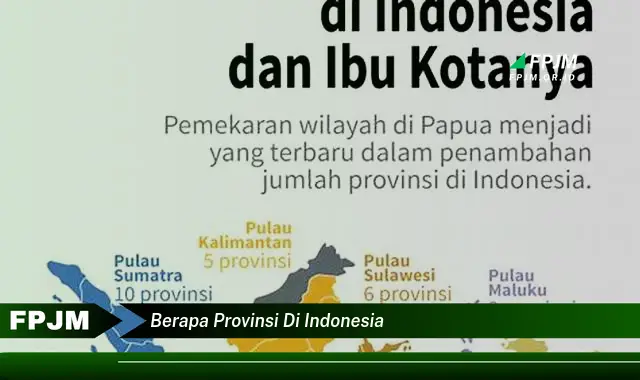 berapa provinsi di indonesia