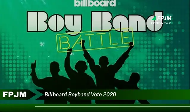 billboard boyband vote 2020