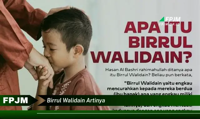 birrul walidain artinya