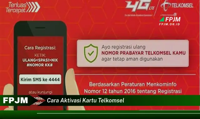 cara aktivasi kartu telkomsel