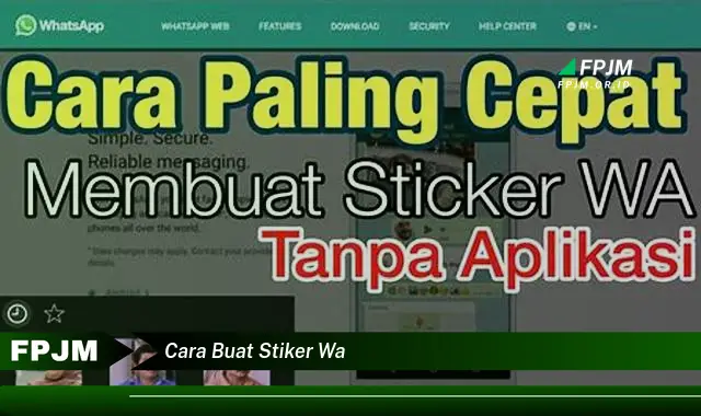 cara buat stiker wa