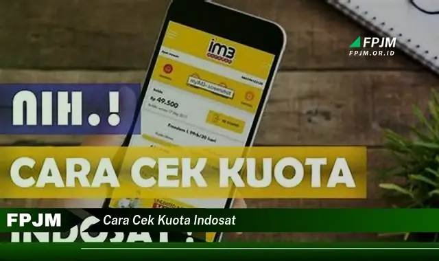 cara cek kuota indosat