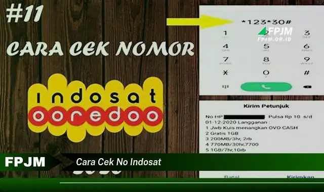 cara cek no indosat