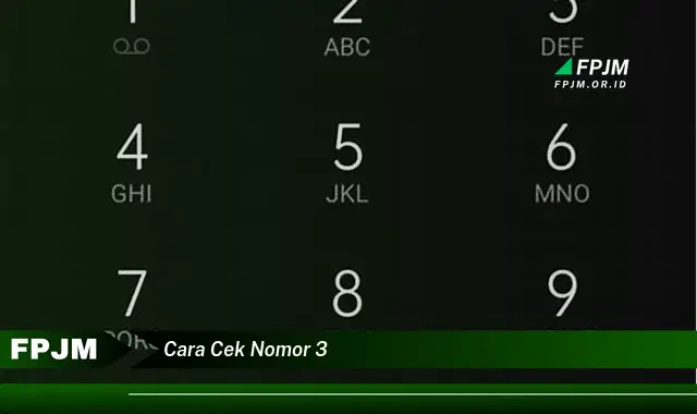 cara cek nomor 3