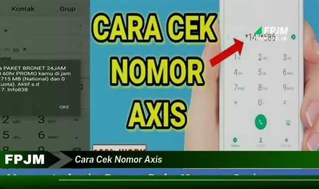 cara cek nomor axis