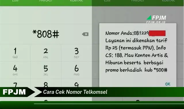 cara cek nomor telkomsel