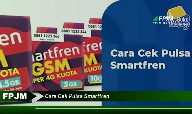 cara cek pulsa smartfren