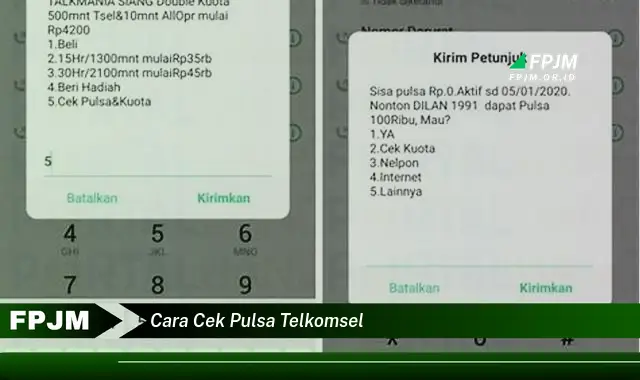 cara cek pulsa telkomsel