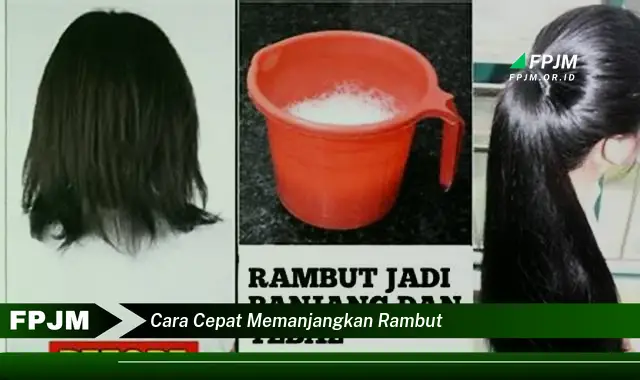 cara cepat memanjangkan rambut