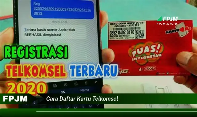 cara daftar kartu telkomsel