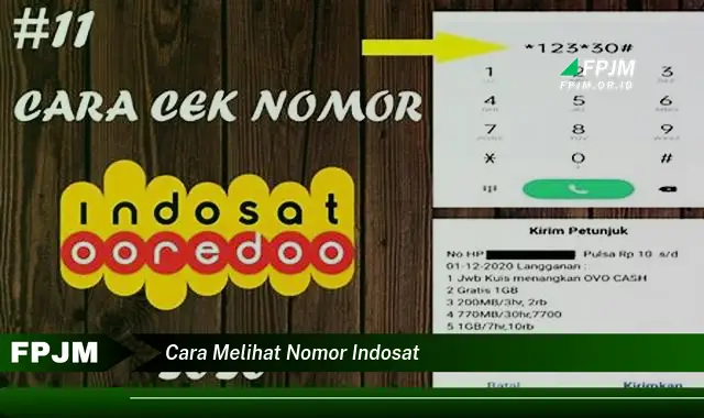 cara melihat nomor indosat