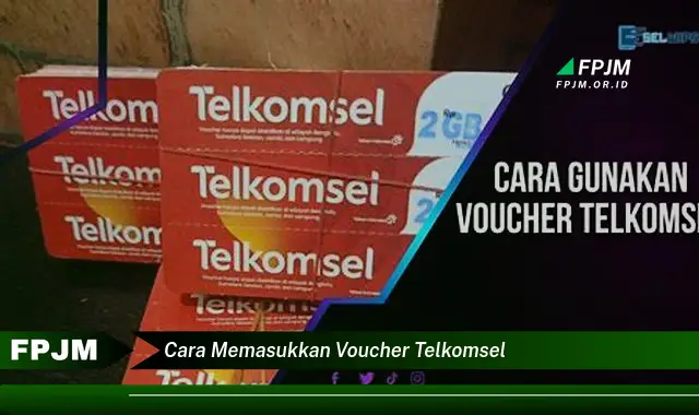 cara memasukkan voucher telkomsel