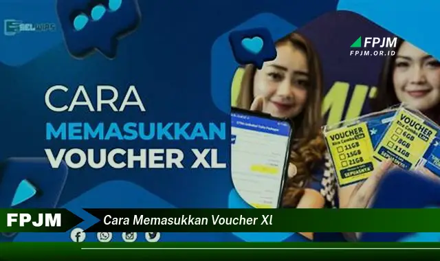 cara memasukkan voucher xl