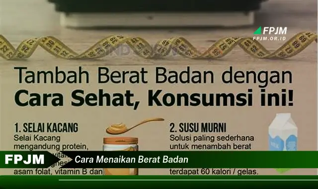 cara menaikan berat badan