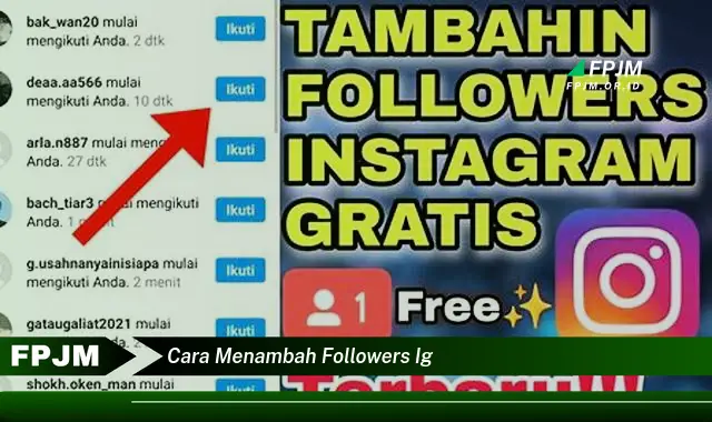 cara menambah followers ig