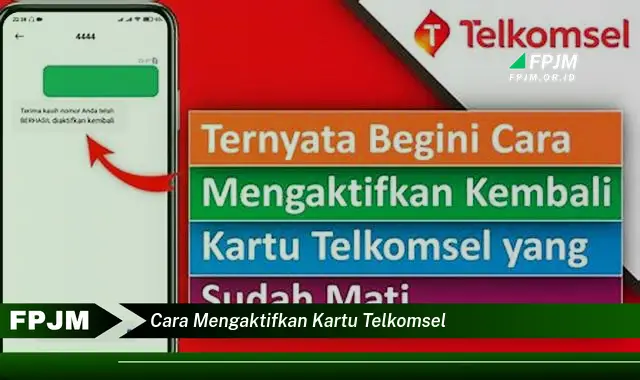 cara mengaktifkan kartu telkomsel