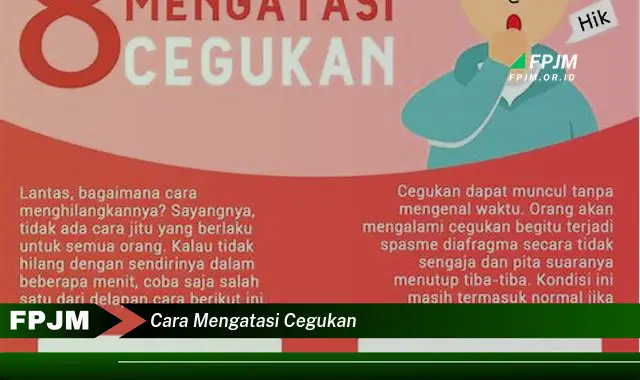 cara mengatasi cegukan