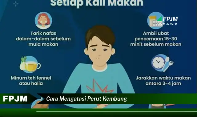 cara mengatasi perut kembung