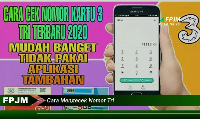 cara mengecek nomor tri