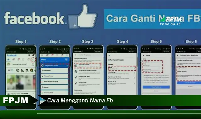 cara mengganti nama fb