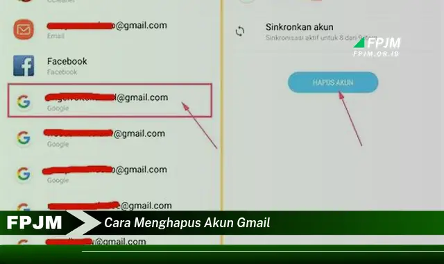 cara menghapus akun gmail