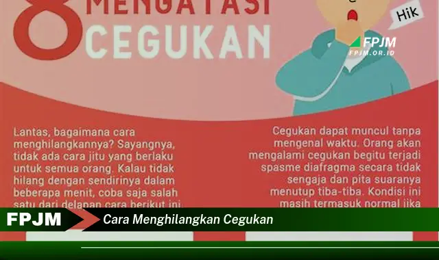 cara menghilangkan cegukan