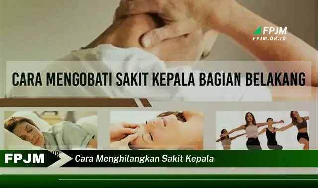 cara menghilangkan sakit kepala