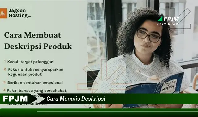 cara menulis deskripsi