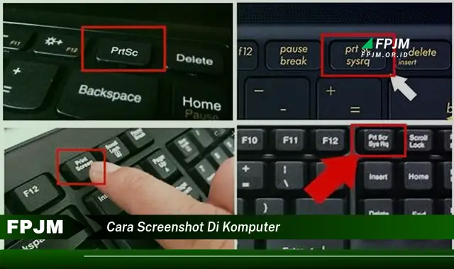 cara screenshot di komputer