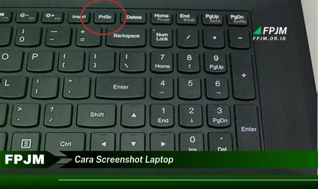 cara screenshot laptop