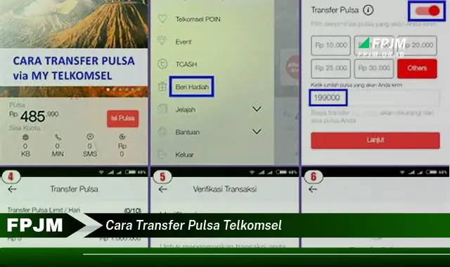 cara transfer pulsa telkomsel