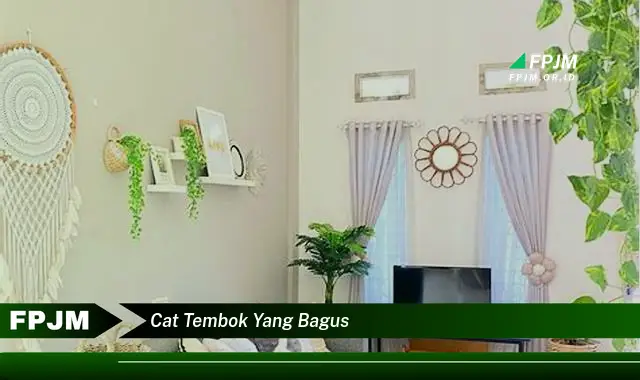 cat tembok yang bagus