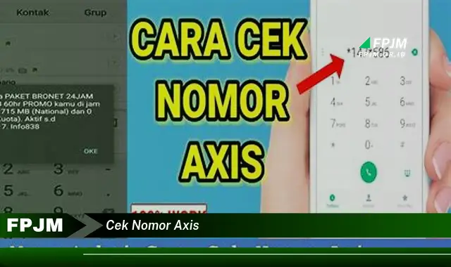 cek nomor axis