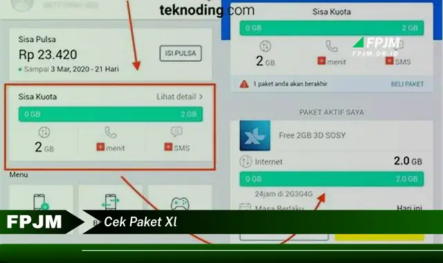 cek paket xl