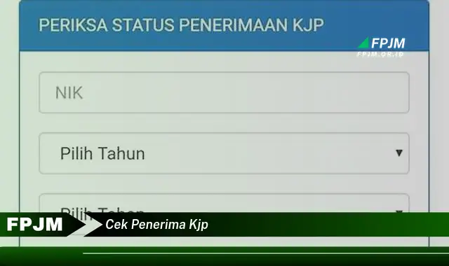 cek penerima kjp