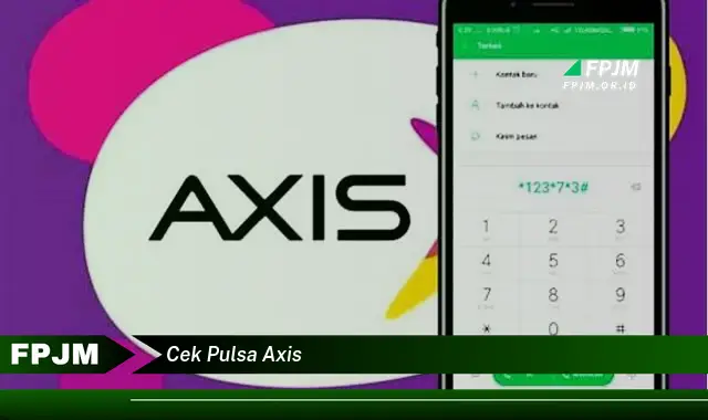 cek pulsa axis